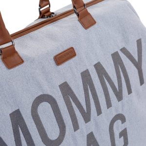 “Mommy Bag” Táska – Vászon Szürke